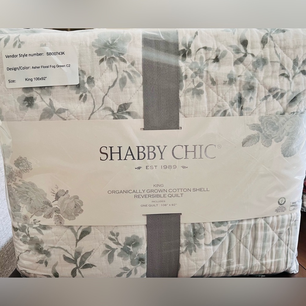 🎉LAST CHANCE🎉 SHABBY CHIC
Asher Floral Slub Cotton Quilt Set - Picture 8 of 8